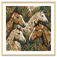 Equestrian Floral Harmony