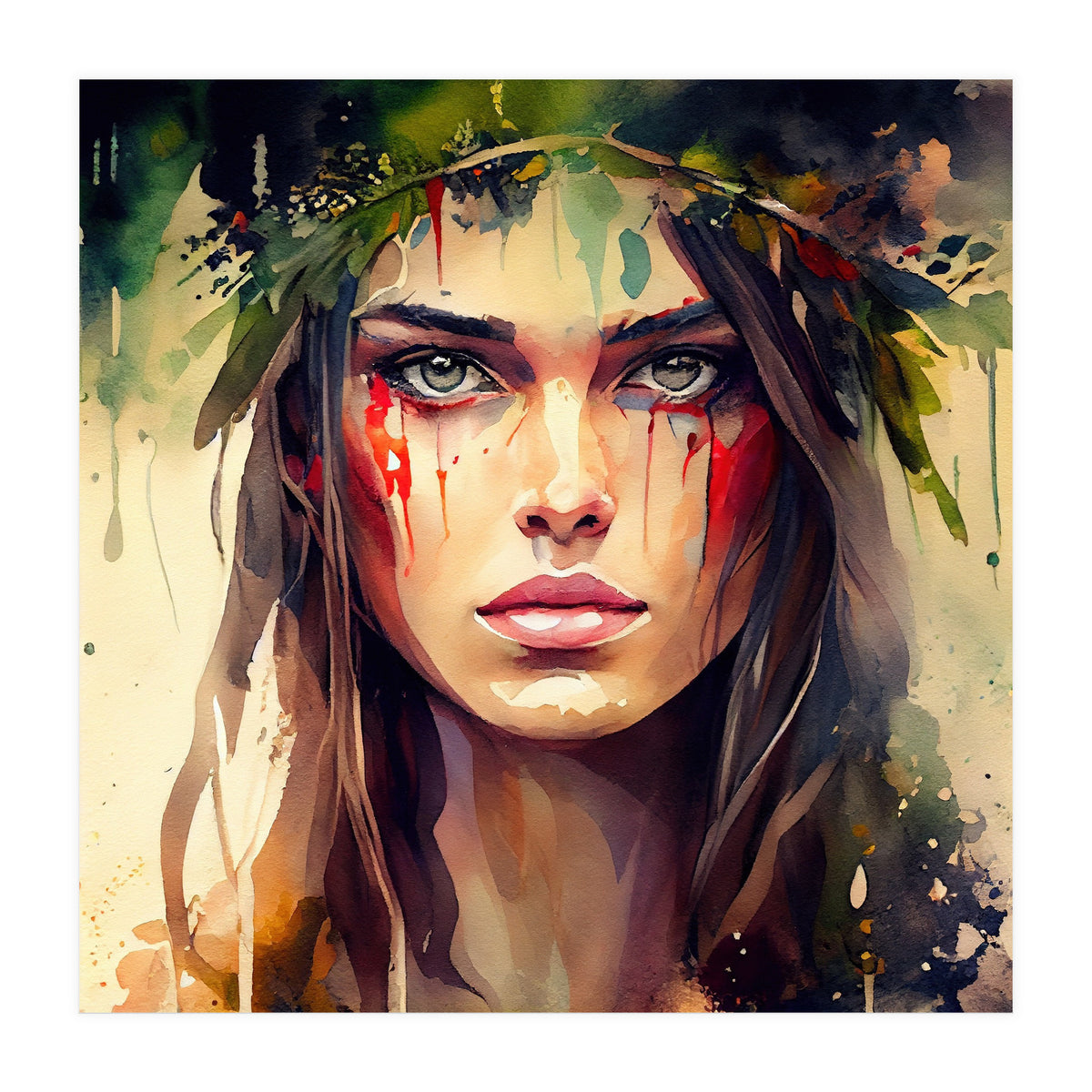 Watercolor Druid #2 (Print Only)