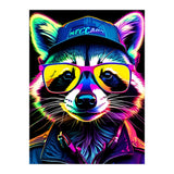 Raccoon In Glasses (Print Only) thumbnail