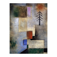 Paul Klee Small Fir Tree Abstract Painting (Print Only)