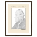 Portrait Of An Old Man With Beard – Ascii Art (vincent Van Gogh) thumbnail