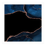 Navy & Rose Gold Agate Texture 04 (Print Only) thumbnail