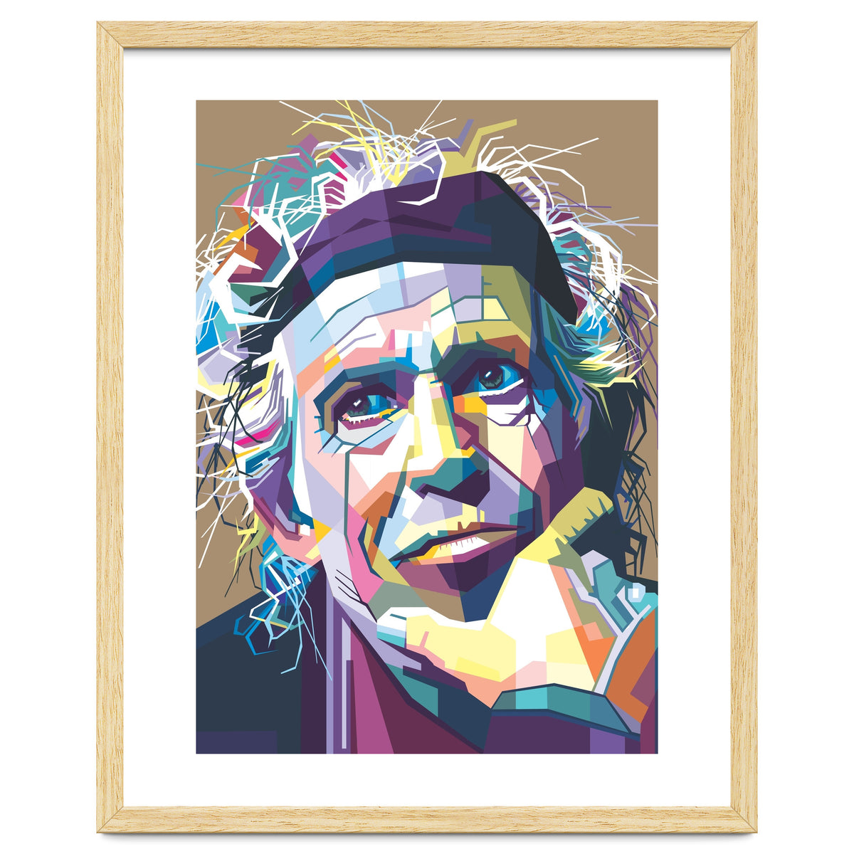 K Richards Pop Art WPAP