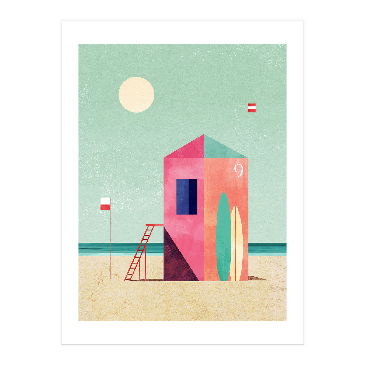 Surf Hut (Print Only)
