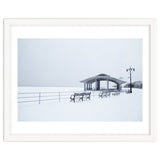 Benches in the Winter seascape thumbnail