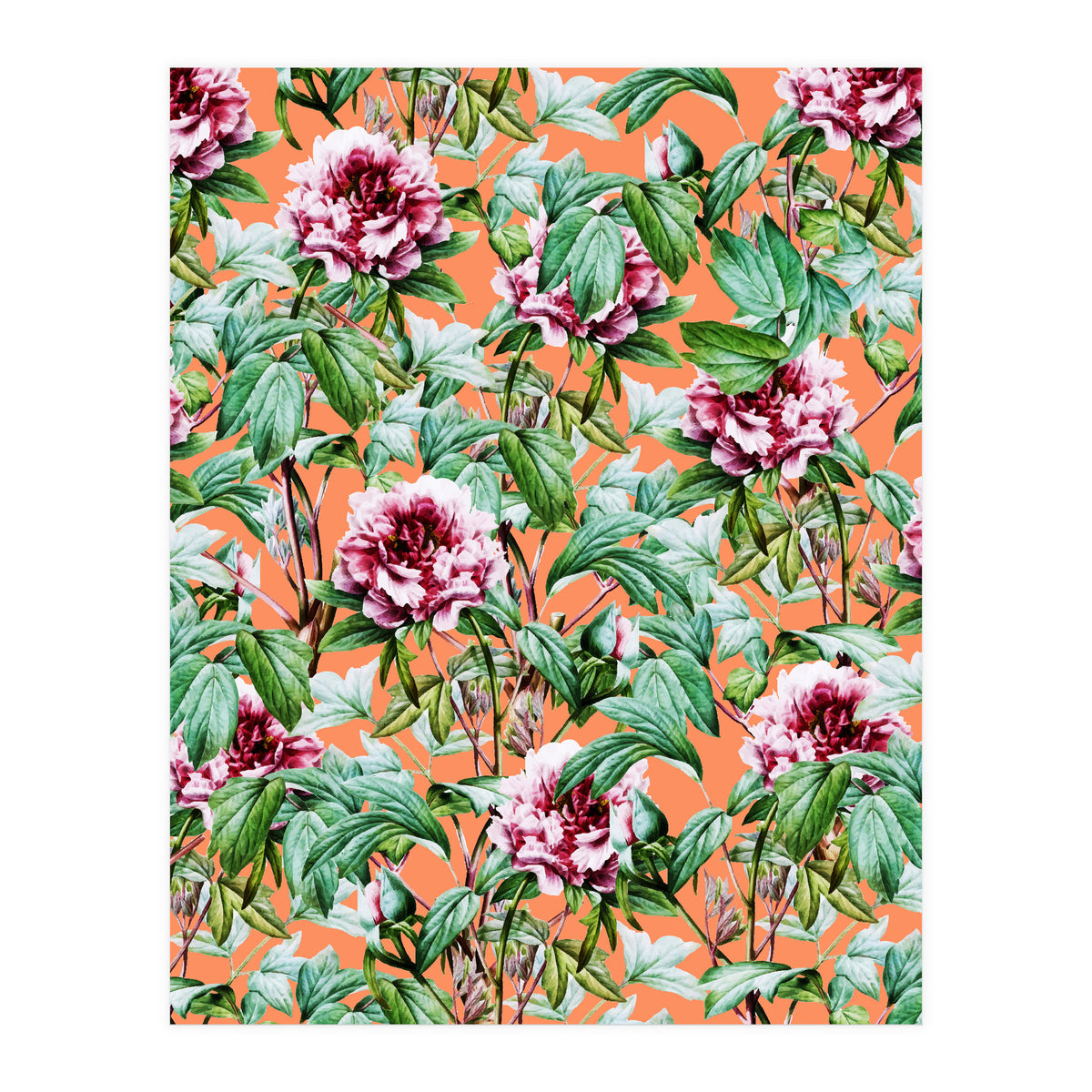 Frosty Florals || #society6 #decor #buyart (Print Only)