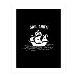 Sail Ahoy  sailing ship  (Print Only) thumbnail