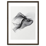 Abstract Black Flowing Fabric Wave thumbnail