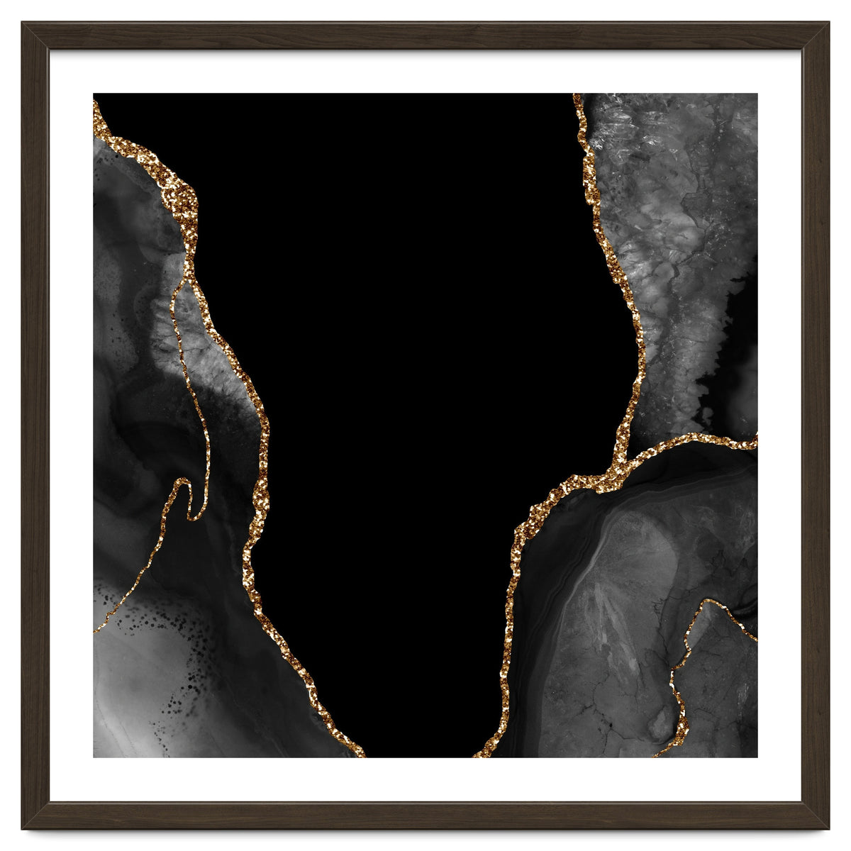 Black & Gold Agate Texture 03