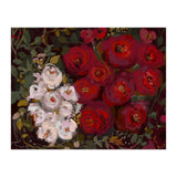 Vintage oil painted moody romantic Roses (Print Only) thumbnail