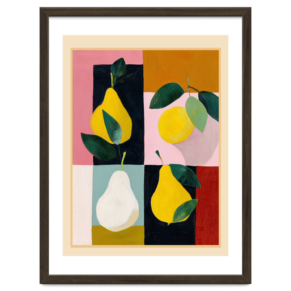 Modern Pears Still Life I