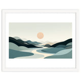 Serene Horizon: Minimalist Organic Landscape thumbnail