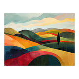 Abstract Tuscan Hills Landscape Painting (Print Only) thumbnail