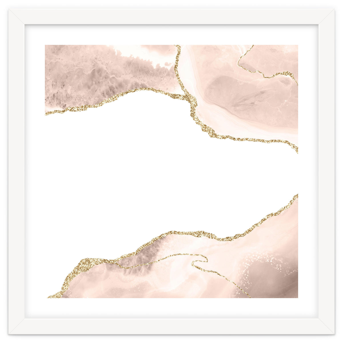 Ivory & Gold Agate Texture 09
