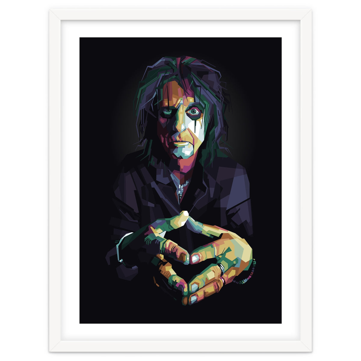 Alice Cooper Pop Art WPAP
