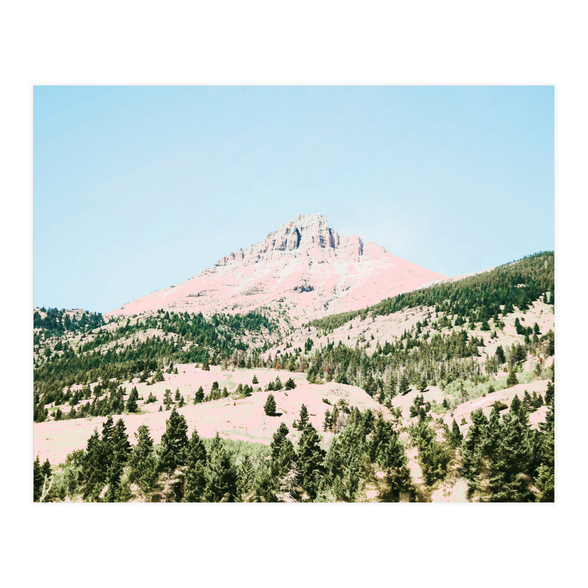 Happy Mountain #society6 #decor #buyart (Print Only)