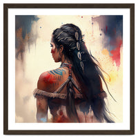Braided Warrior Woman Profile