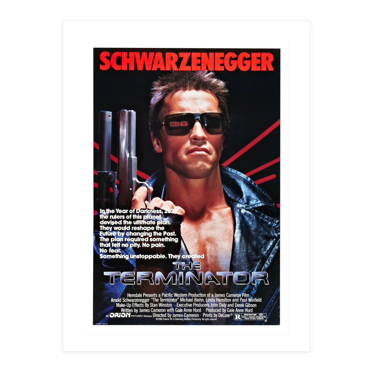 THE TERMINATOR (1984), directed by JAMES CAMERON. (Print Only)