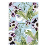 Kaya | Powder Blue Pastel Snowy | Vintage Botanical Floral Boho Garden | Spring Blossom (Print Only) thumbnail