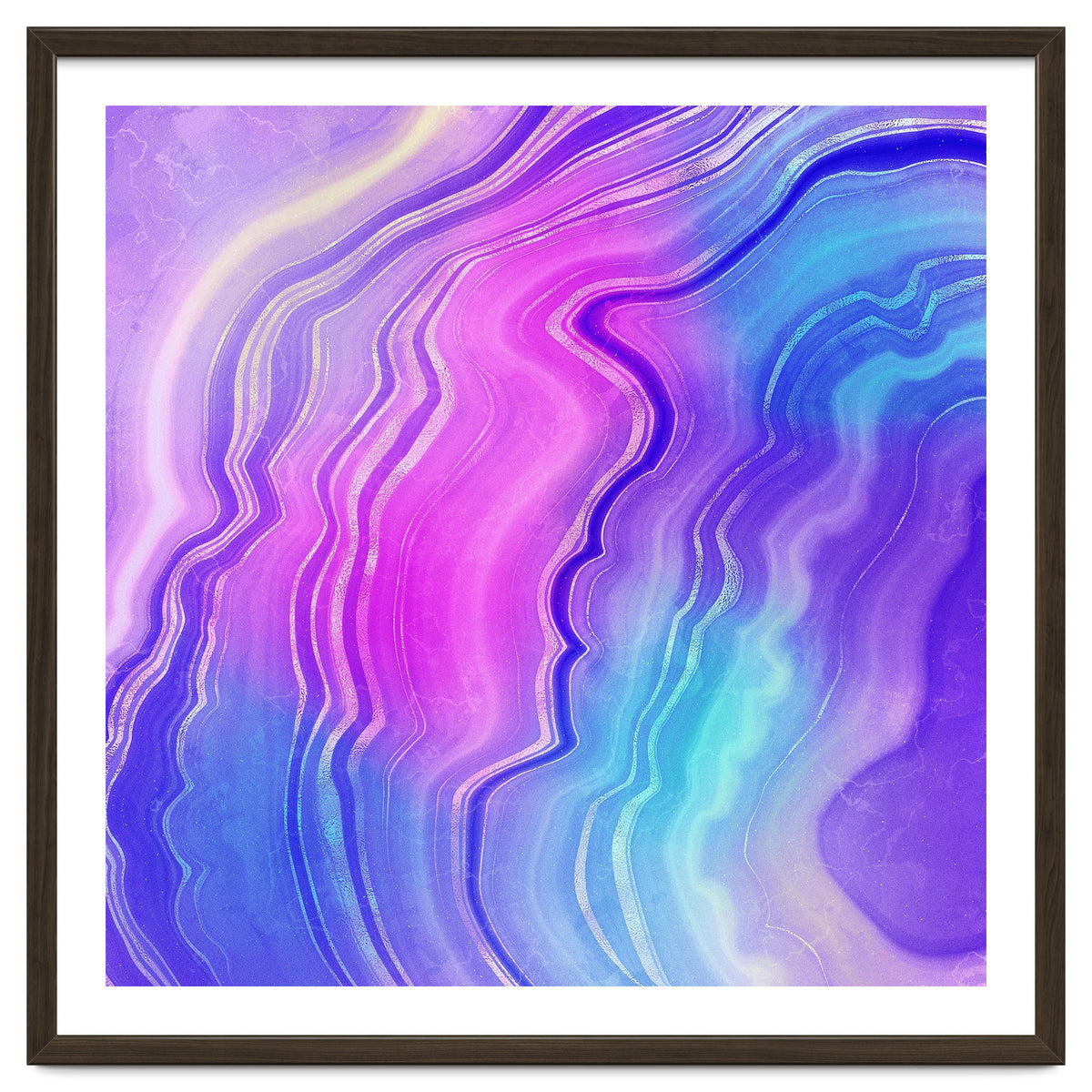 Neon Agate Texture 09