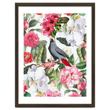 Vintage Cockatoo in Flower Jungle thumbnail