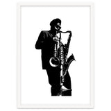 Rahsaan Roland Kirk Jazz Music Legend in Grayscale thumbnail