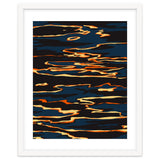 Sunset Reflection, Positivity Hope Growth Optimism Mindset, Nature Marble Dark Ocean thumbnail