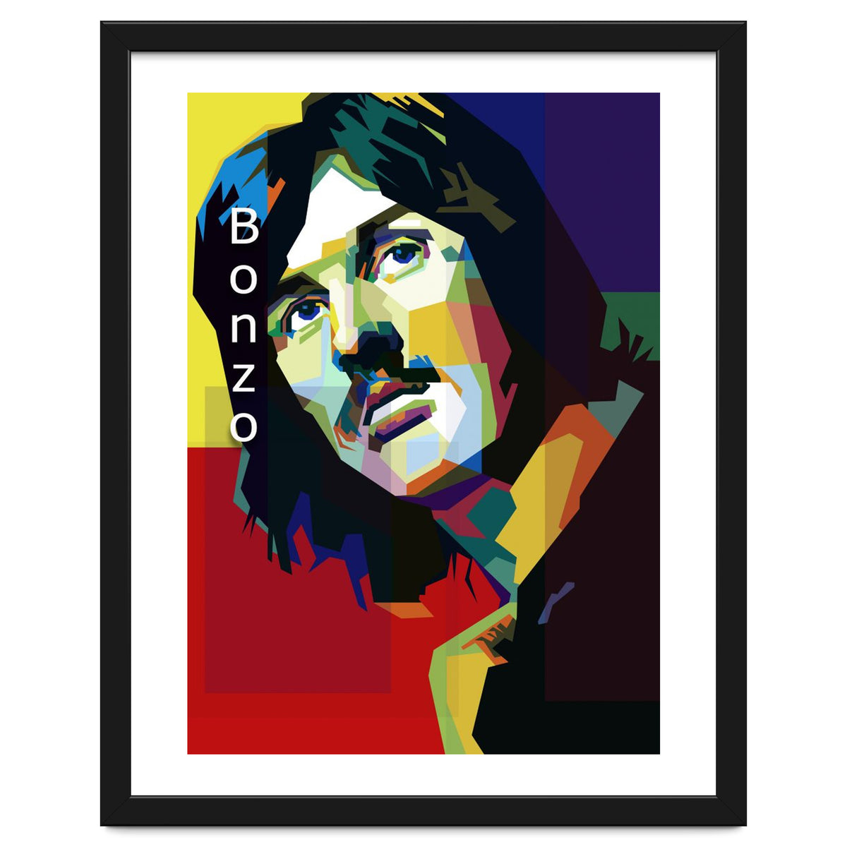 John Bonham Led Zeppelin Pop Art WPAP