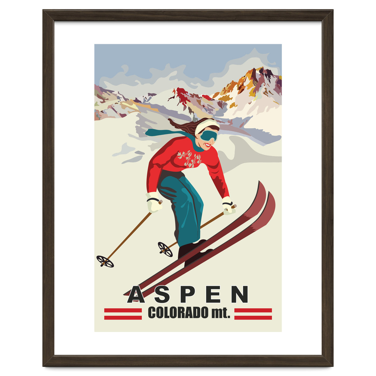 Aspen Ski Girl