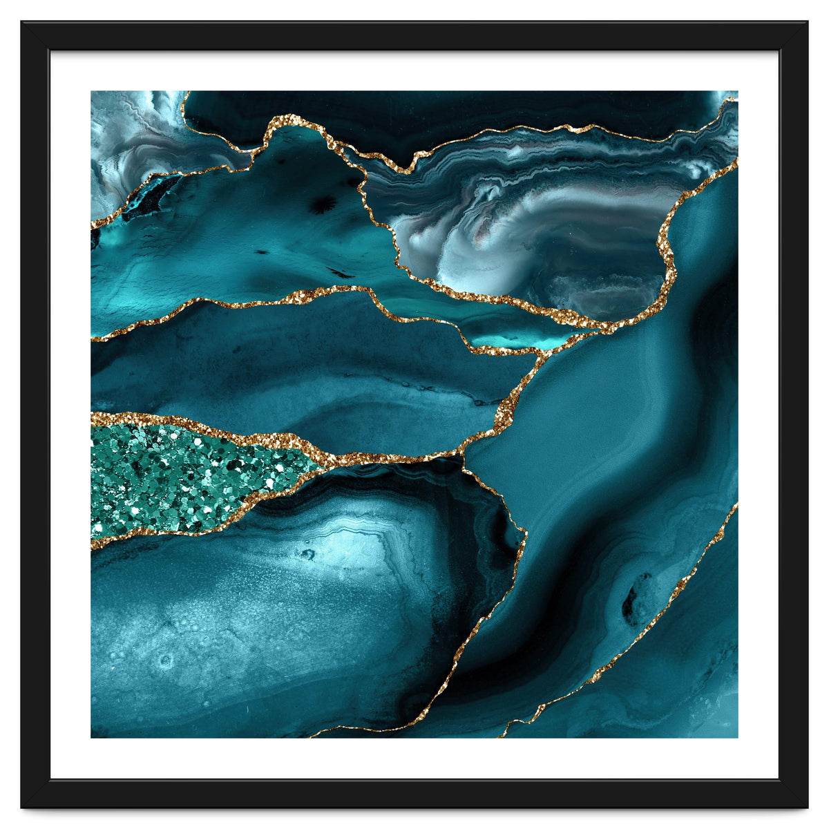 Agate Glitter Ocean Texture 10