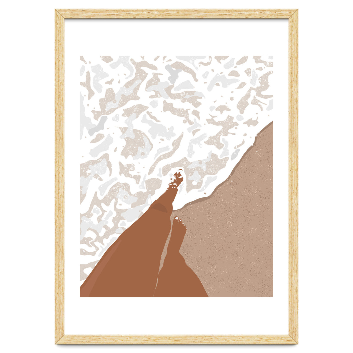 Shorelines, Girl On Ocean Beach, Sea Nature Landscape Travel Summer, Bohemian Black Woman Sand Waves Self Care