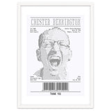 Receipt Art Chester Bennington thumbnail