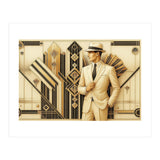 Gatsby Gentleman Art Deco Scene (Print Only) thumbnail