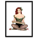 Pinup Sexy Girl Selling Cigarettes thumbnail