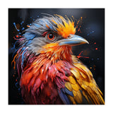 Vibrant Bird With Colorful Splatter Paint  (Print Only) thumbnail