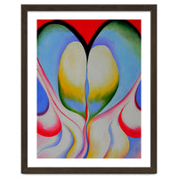 Georgia O’Keeffe – Series 1, No. 8 (1918) | Expressive Abstract Watercolor of Organic Rhythm and Modernist Form