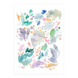 Abstract Watercolor Summer Flowers II (Print Only) thumbnail