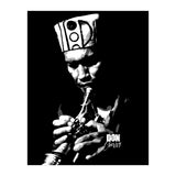 Don Cherry Trumpeter Jazz Music Legend in Grayscale (Print Only) thumbnail