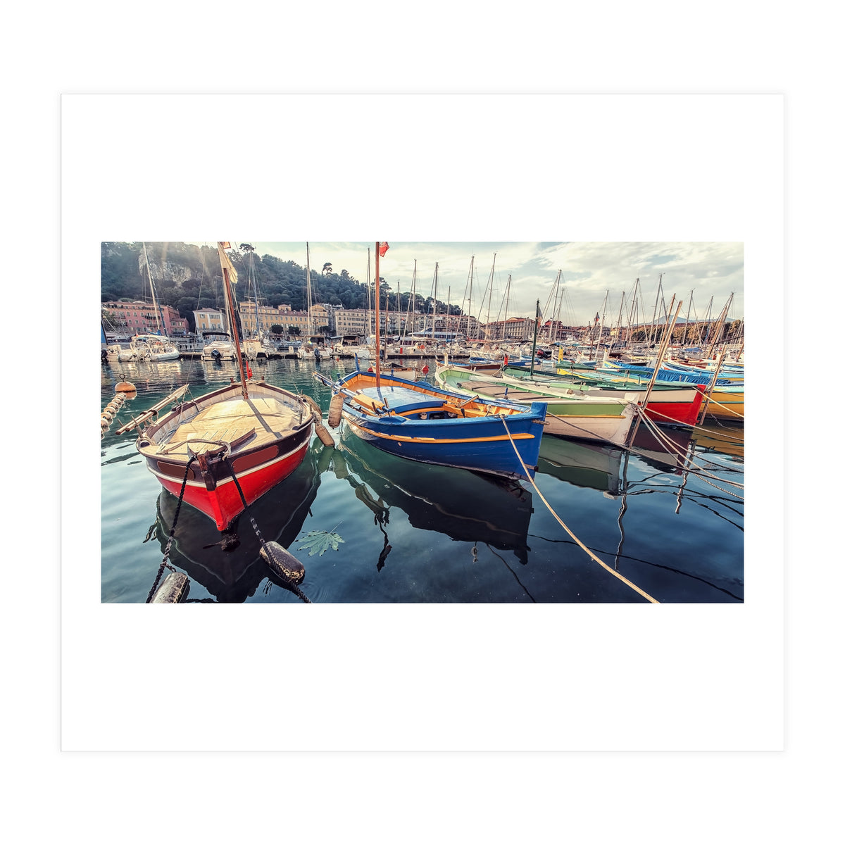 Harbor In Nice (Print Only)