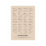 Grand Prix Formula One Circuits Racing Car (Print Only) thumbnail