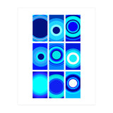 Circles & Rectangles Alt Blue 3 X 3: 1 (Print Only) thumbnail