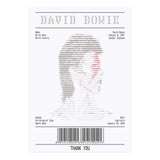 Receipt Art David Bowie (Print Only) thumbnail