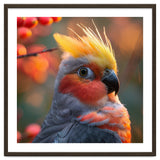 Close Up Portrait Of A Cockatiel Bird thumbnail