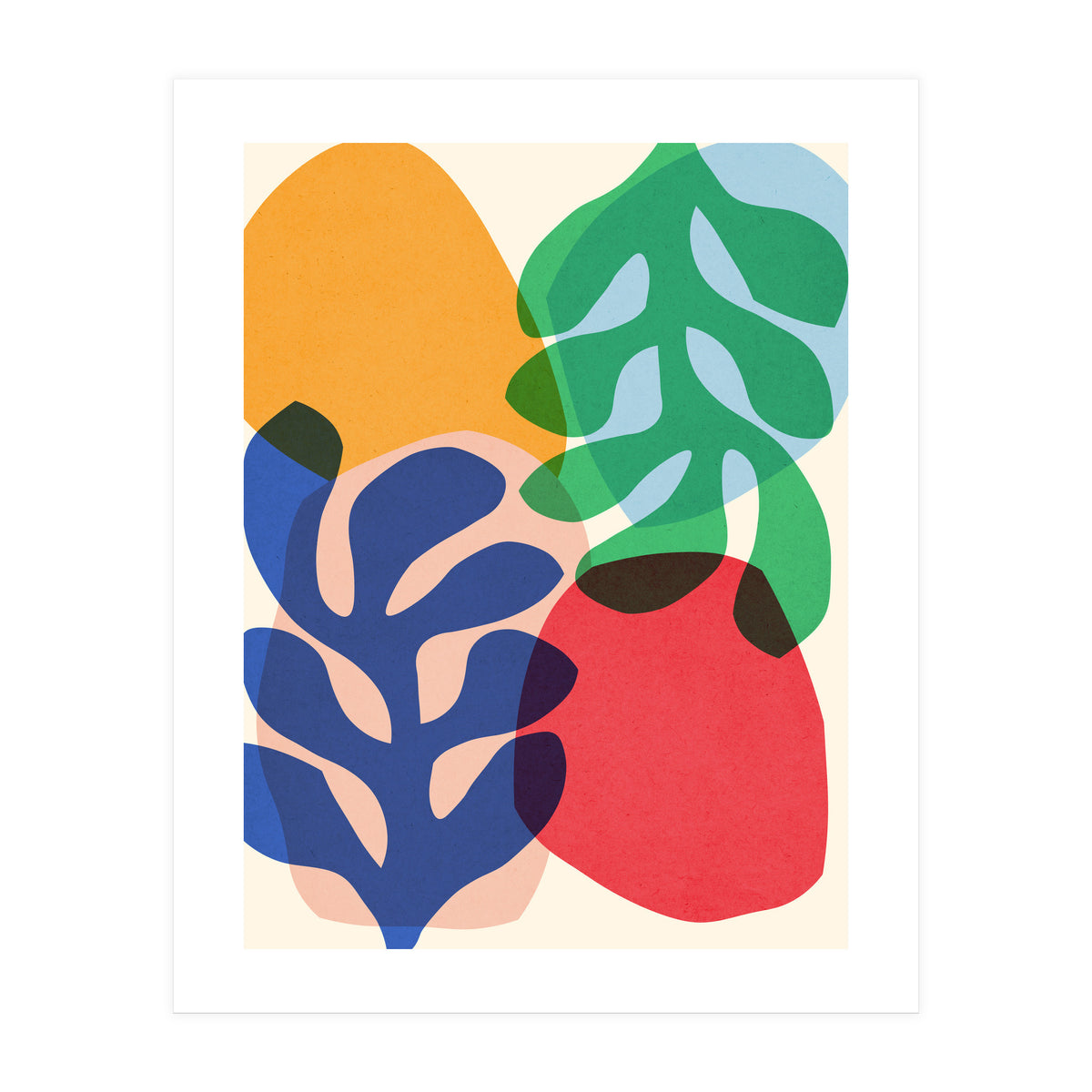 Floral matisse 7 (Print Only)