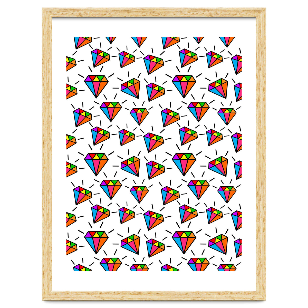 Cute diamonds pattern
