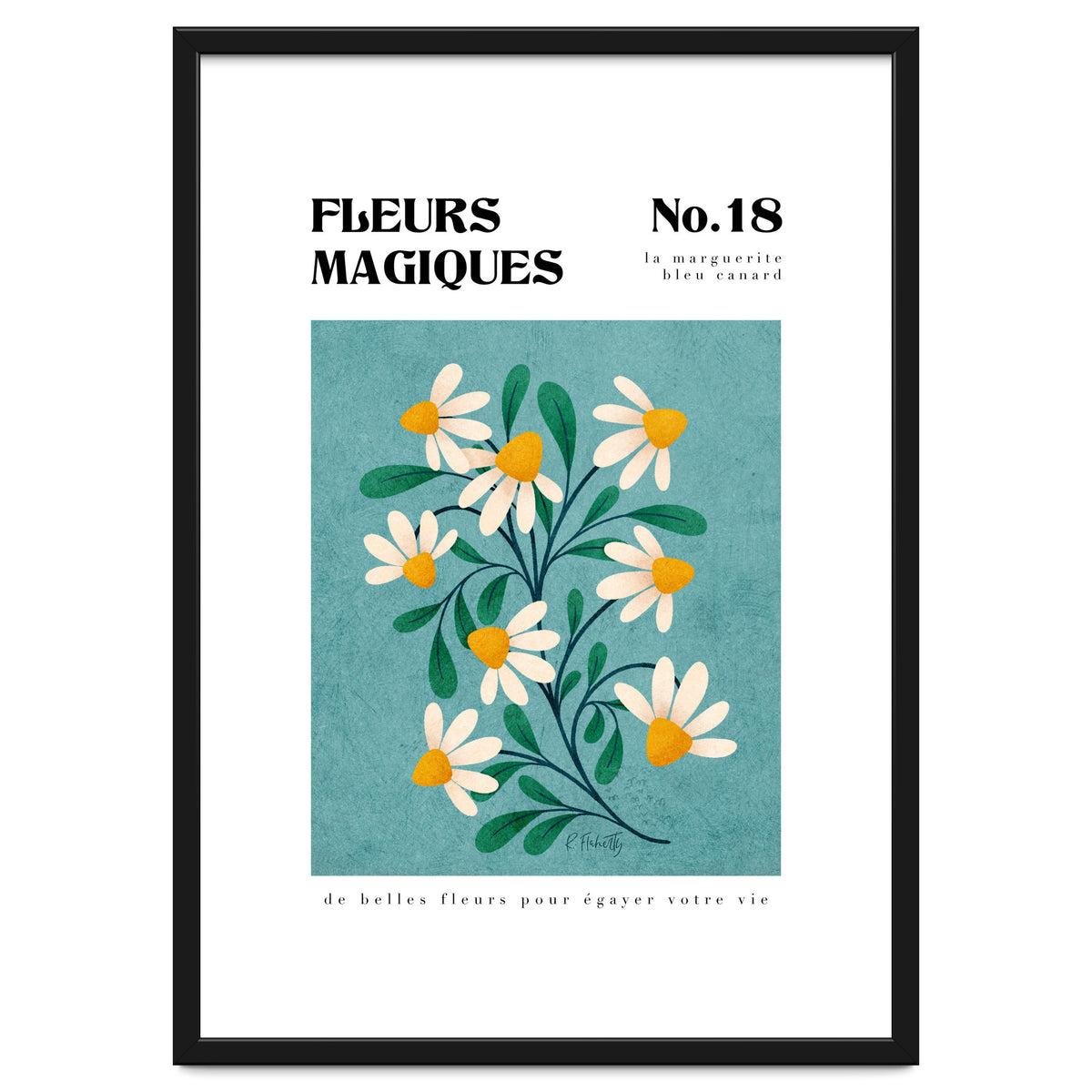 Magical Flowers No.18 Duck Egg Daisies
