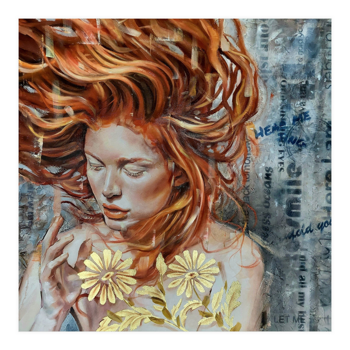 Blooming from the concrete  (Print Only)