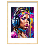 Girl In Headphones, Graffiti thumbnail