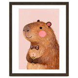 Capybara Kindergarten Nursery Art thumbnail