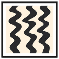 Squiggly Lines - monochrome